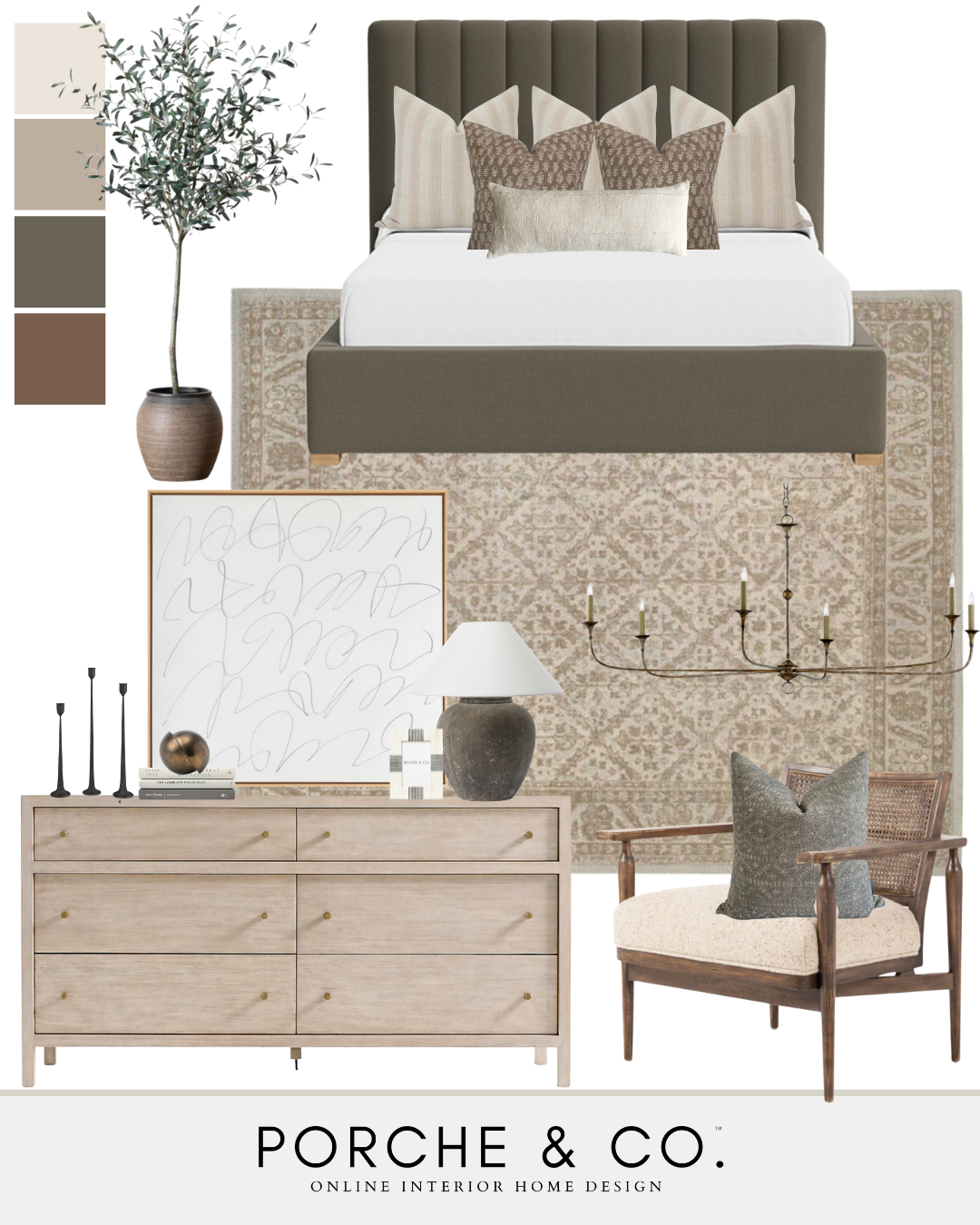 bedroom mood board design inspo