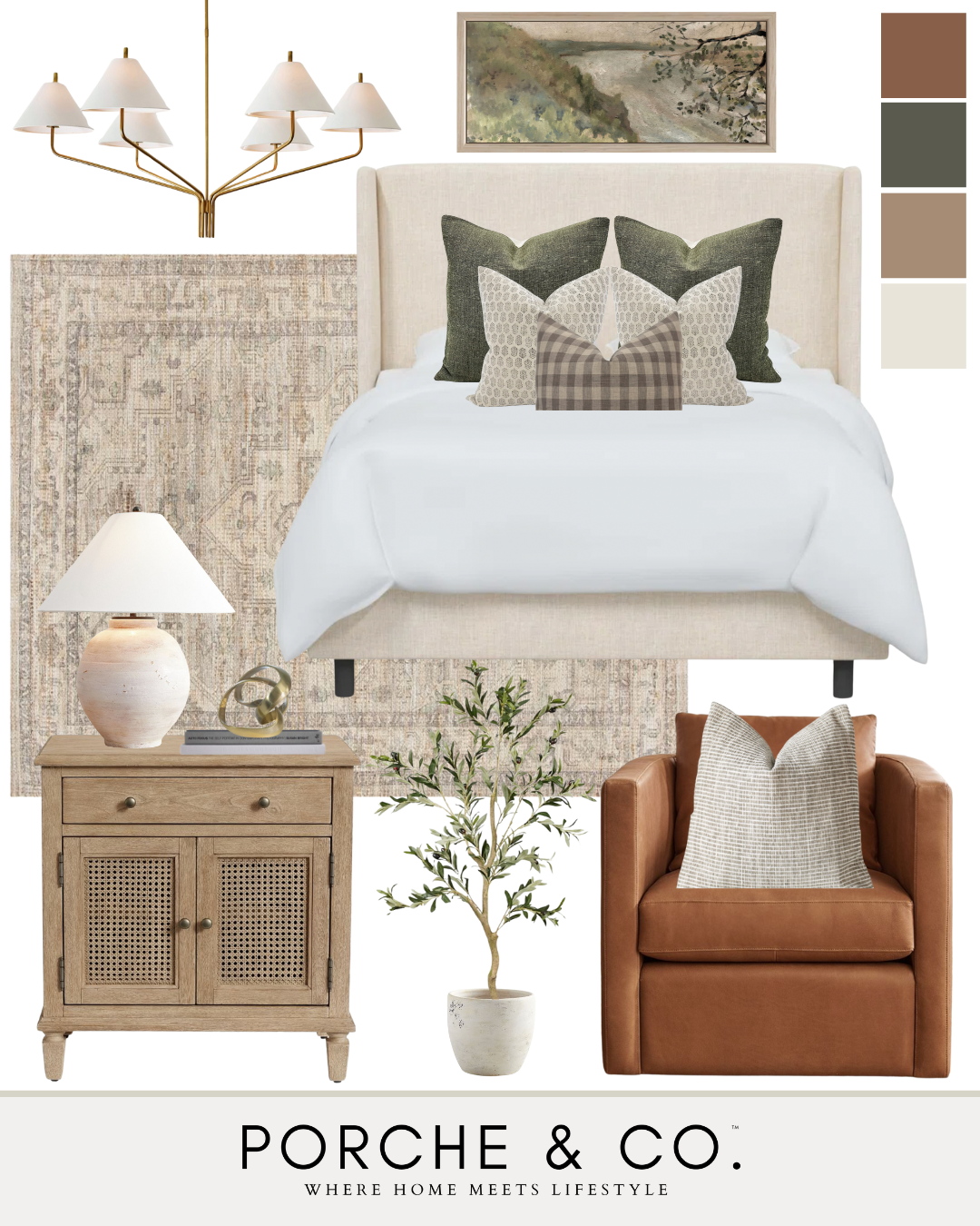 bedroom mood board design inspo