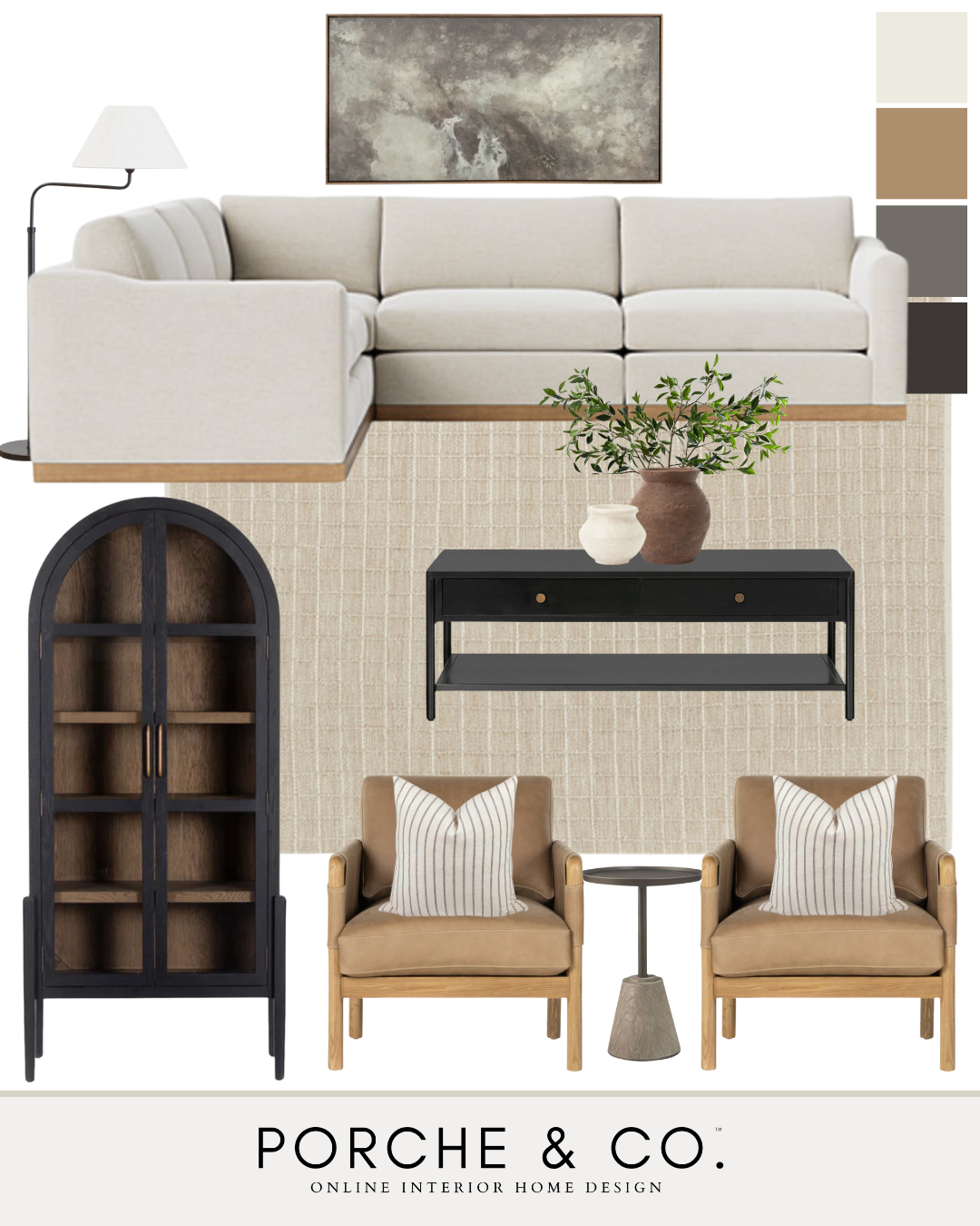 living room mood board design inspo