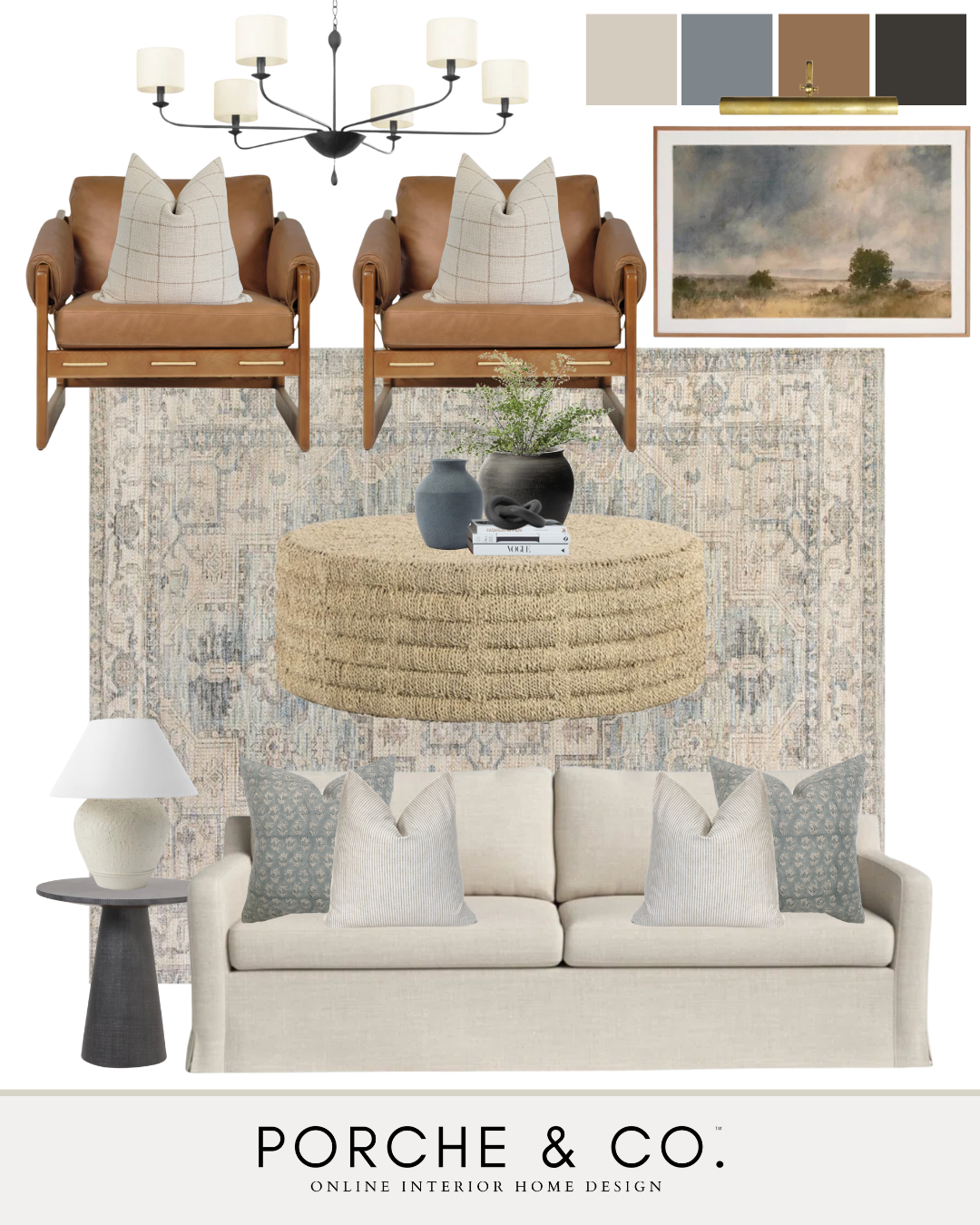 living room mood board design inspo