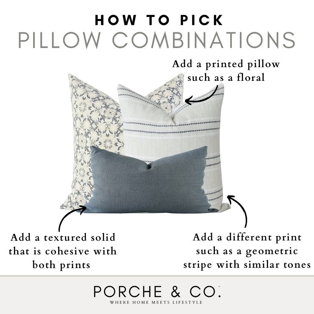 Living our best {throw pillow} life 🤍

We are here to help! Use our sizing guides and curated pillow combinations to help you find the perfect pillows for your home🫶🏼
- - - - - - - - - -
LIKE and Comment SHOP and I will send you a link to this pos