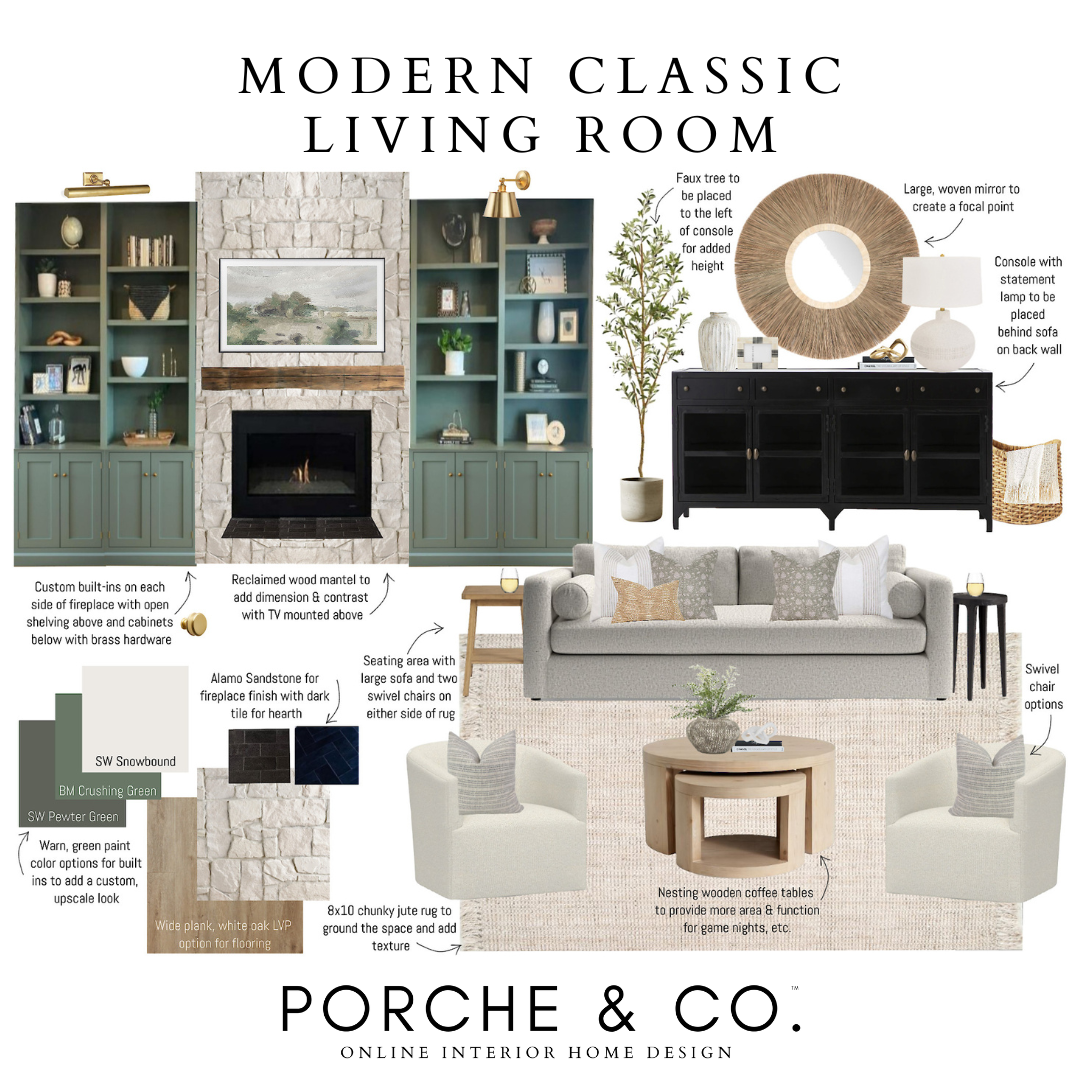 living room mood board design inspo