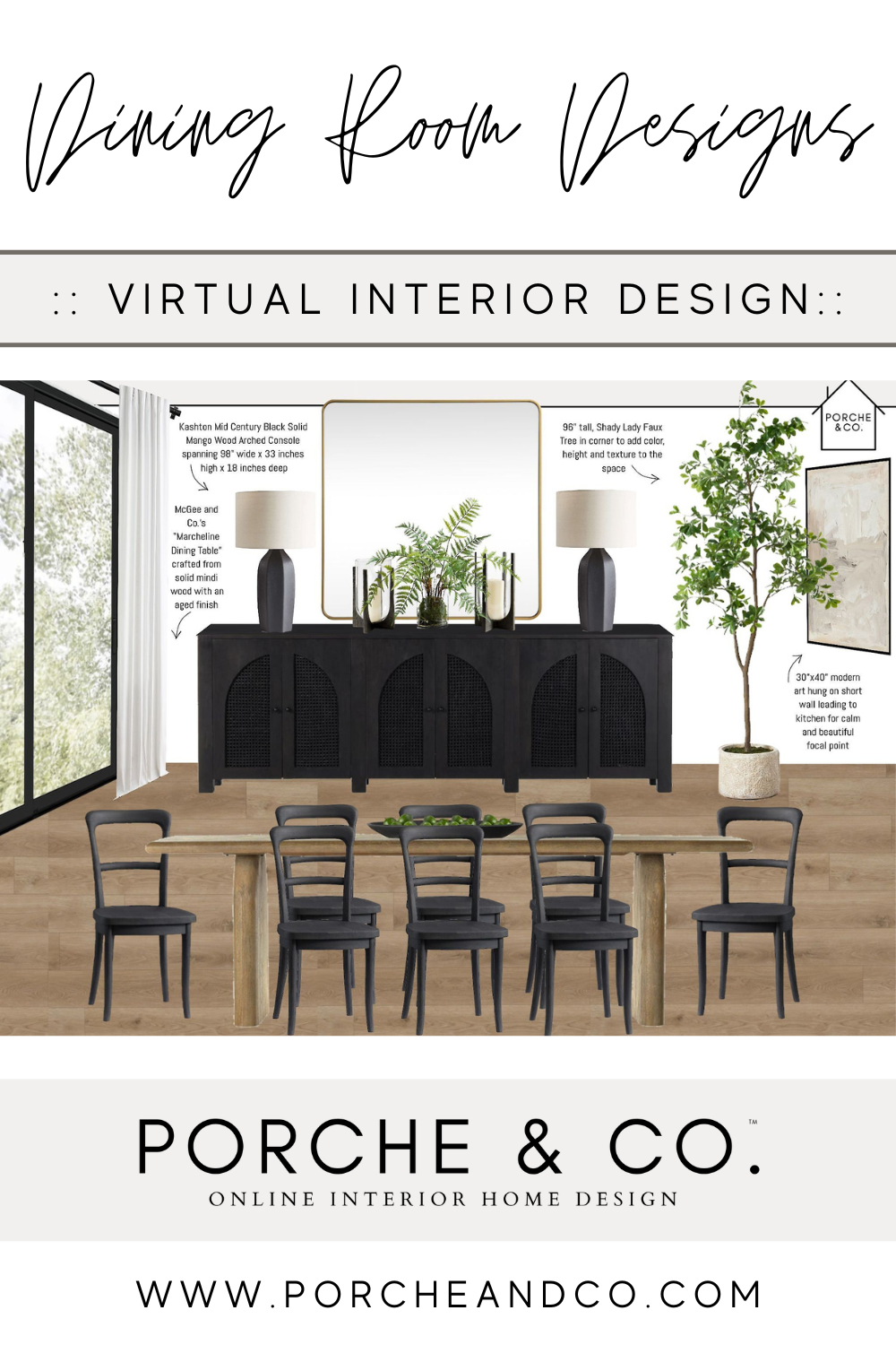 Designs of the Week :: Modern Classic Dining Room Designs