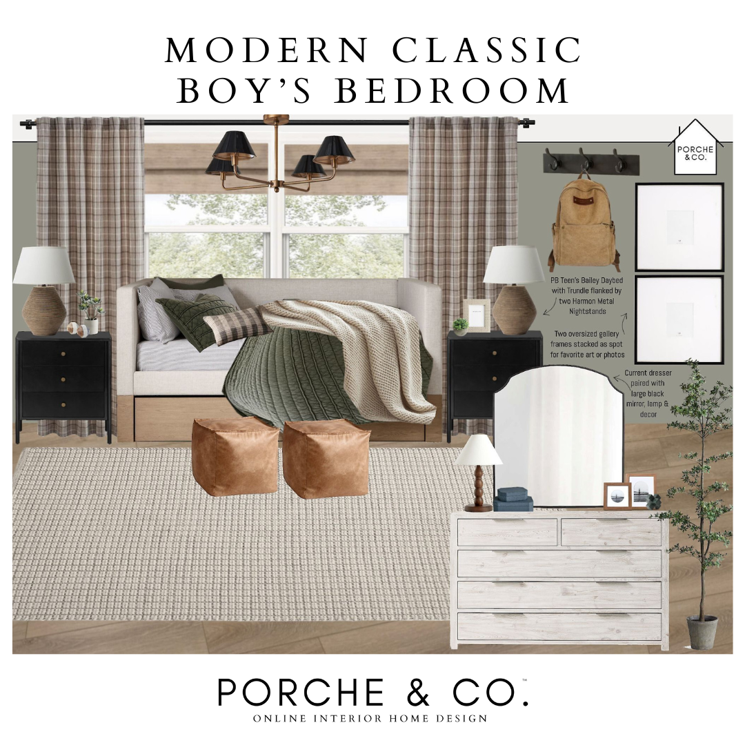 boy's bedroom mood board design inspo