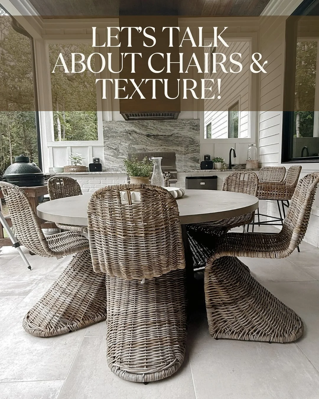 Every chair tells a story &mdash; of comfort, texture, and timeless design.
From rattan to linen, wood to weave, these Modern Classic textures make each space feel layered and lived-in. 🤎

Which texture would you choose for your home &mdash; woven, 