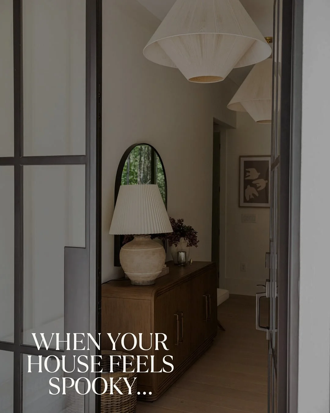 👻 When your house feels spooky&hellip; but it&rsquo;s just bad design decisions 👀
We&rsquo;ve all been there &mdash; a rug that&rsquo;s too small, curtains hung too low, or art that&rsquo;s just a little too high.
Swipe through to see the &ldquo;ha