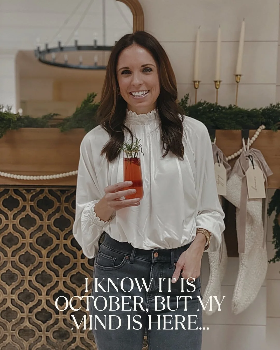 ✨ I know it&rsquo;s the last day of October, but I can&rsquo;t stop dreaming about cozy Christmas mornings, twinkling lights, and all the little details that make home feel magical 🎁

From brass bells and rattan stars to timeless greenery &mdash; th