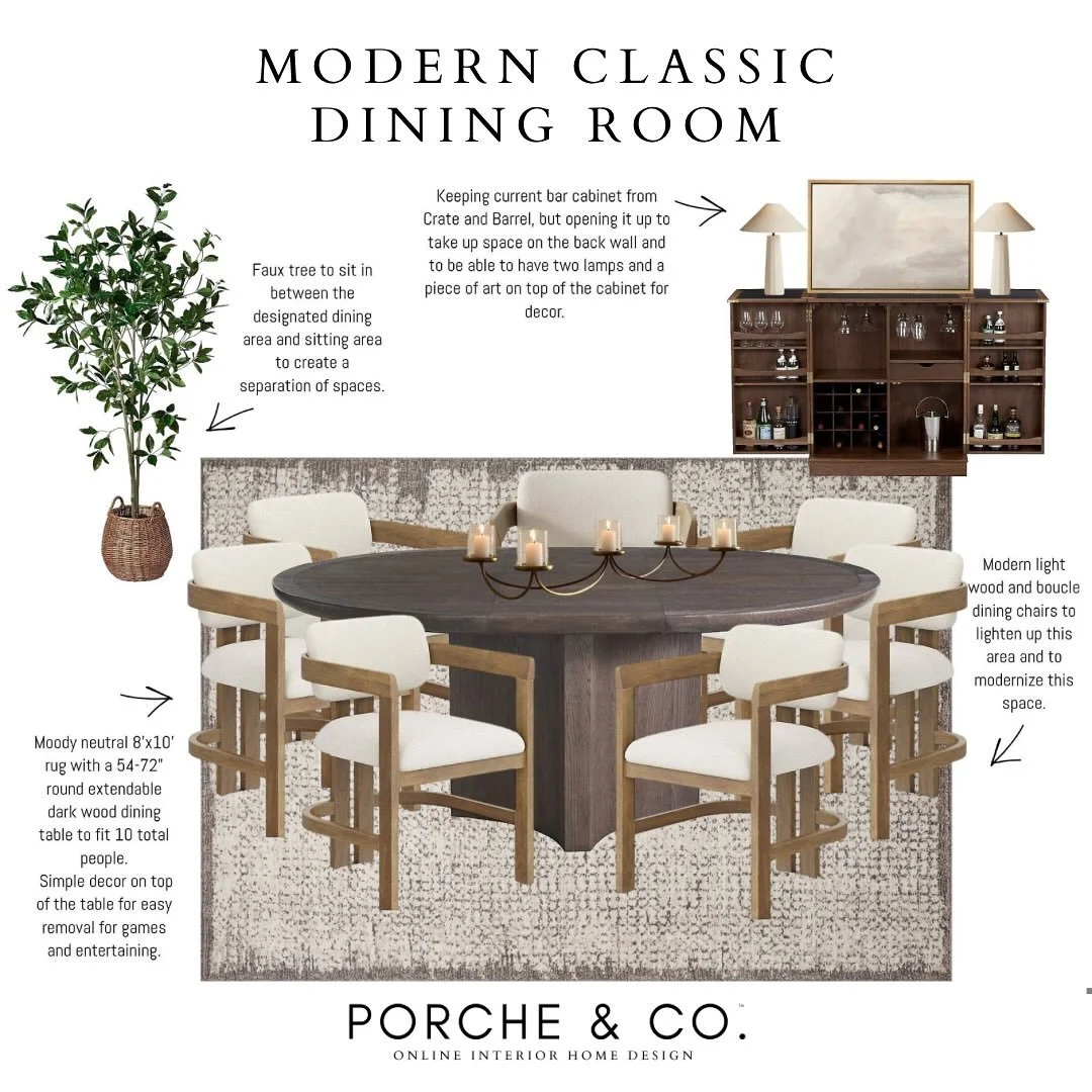 Ever wondered what Modern Classic luxury looks like when it&rsquo;s actually livable for real families? 👀✨

Dining rooms are one of the MOST used spaces during the holidays, and these designs show how much warmth, texture, and sophistication you can