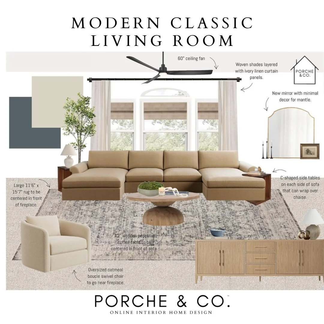 If you&rsquo;ve been dreaming about giving your home a Modern Classic makeover&hellip; these rooms might be the sign you&rsquo;ve been waiting for. 🤍✨

We&rsquo;ve been working behind the scenes on some of our favorite Modern Classic design boards &
