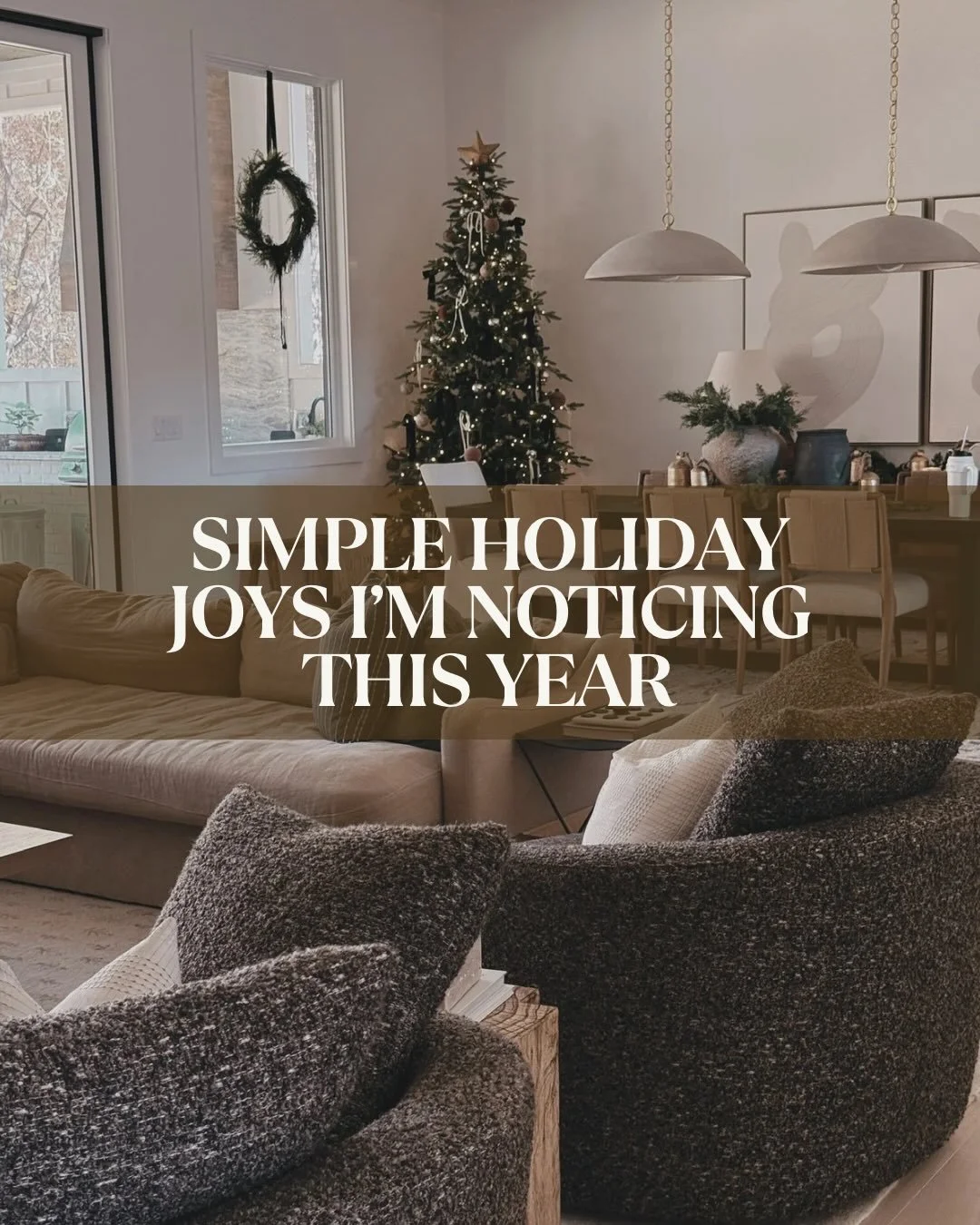 Comment SHOP, and I&rsquo;ll send the link 🤍

Simple holiday joys are the ones that stay with us the longest.
This season, I&rsquo;m noticing how the quiet moments at home feel just as meaningful as the celebrations themselves ✨

From soft candlelig