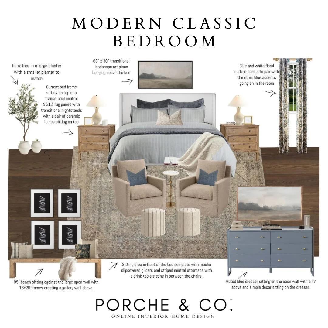 Comment SHOP, and I&rsquo;ll send the link: https://liketk.it/5Go6E ✨

Your bedroom should feel like a retreat &mdash; not just a place to sleep. 🤍
This Modern Classic bedroom design blends timeless layers, soft neutrals, and intentional details to 