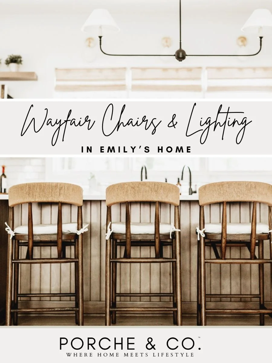 Wayfair Chair &amp; Lighting Favorites in Emily's Home