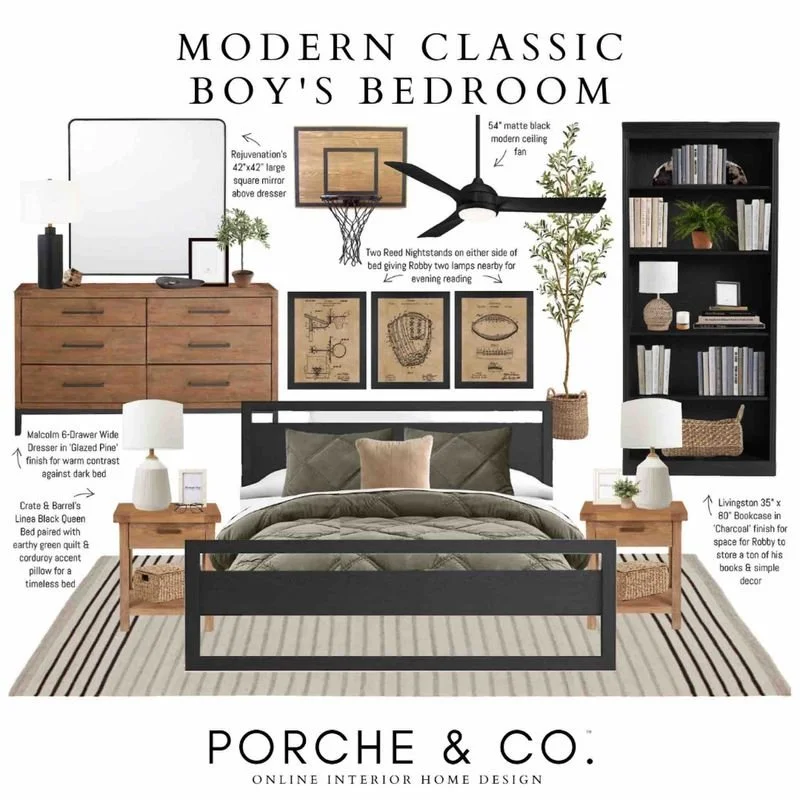 Modern Classic Boy's Bedroom Design Porche & Co..jpeg