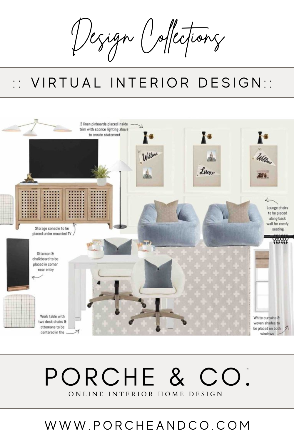 Designs of the Week :: Client Interior Design Features :: Playrooms, Boy's Bedroom &amp; Living Room Designs