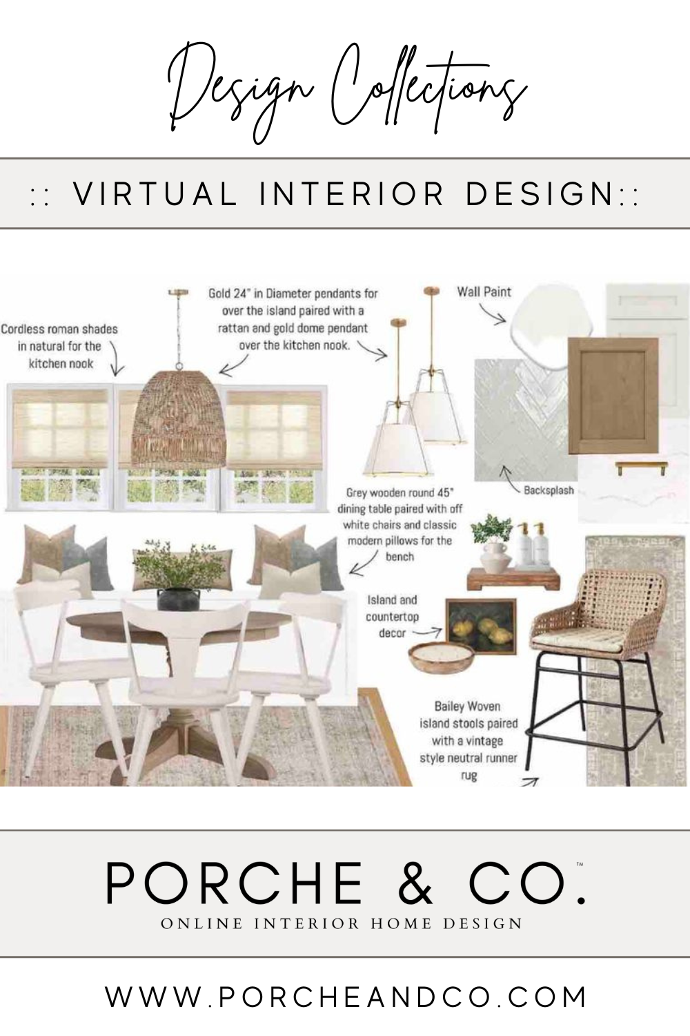 Designs of the Week :: Client Interior Design Features :: Modern Classic Kitchens, Dining Rooms, Bedrooms &amp; Little Girl's Room