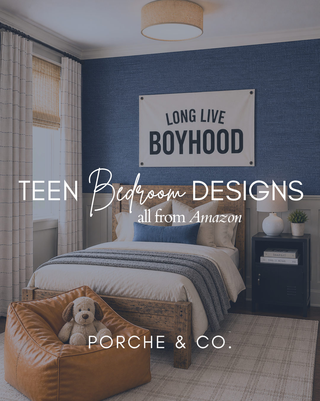 Designer Teen Bedroom Ideas Styled by Porche &amp; Co. with Amazon Finds