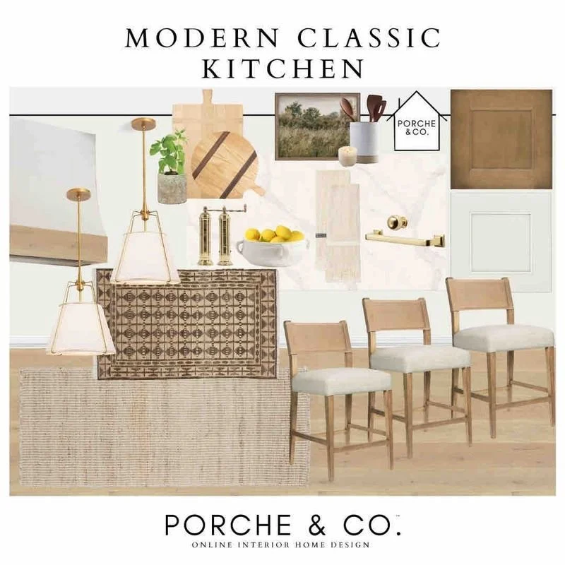 Transitional Modern Classic Kitchen
