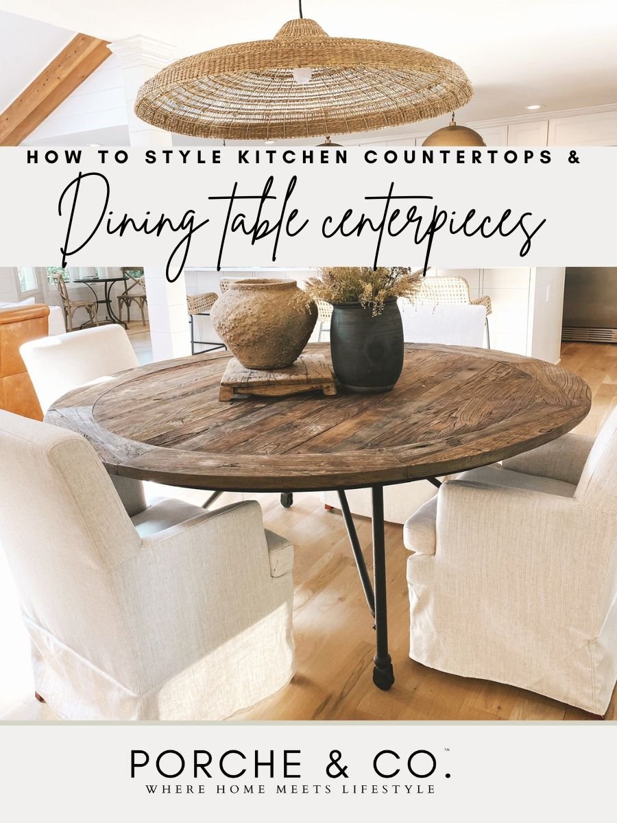 How to:: Style Kitchen Countertops & Dining Table Centerpieces ...