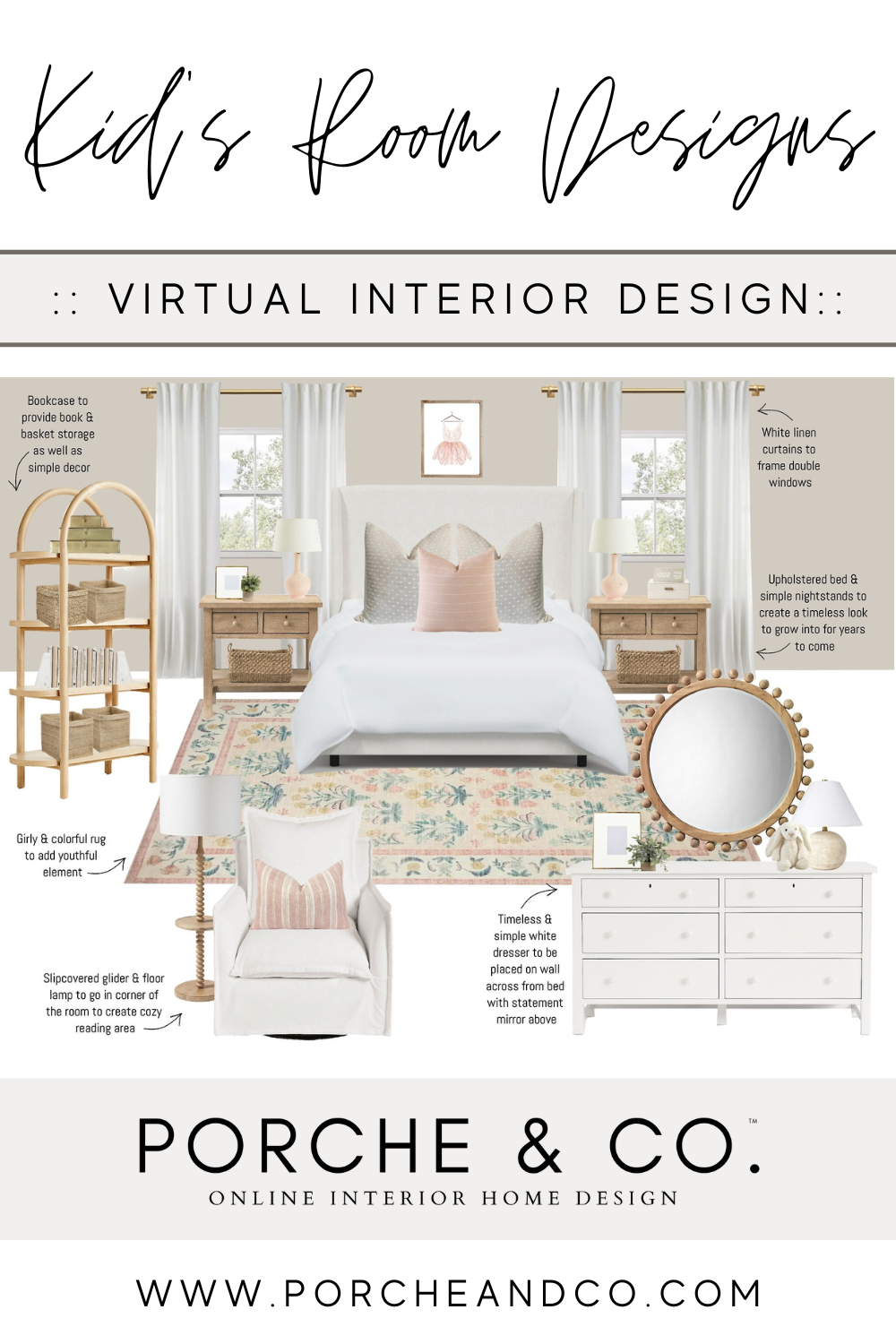 Designs of the Week :: Modern Classic Kid's Rooms — Porche & Co.