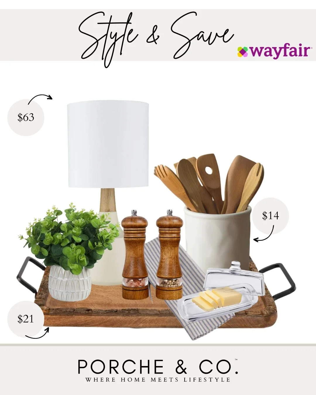 How to:: Style Kitchen Countertops & Dining Table Centerpieces — Porche ...