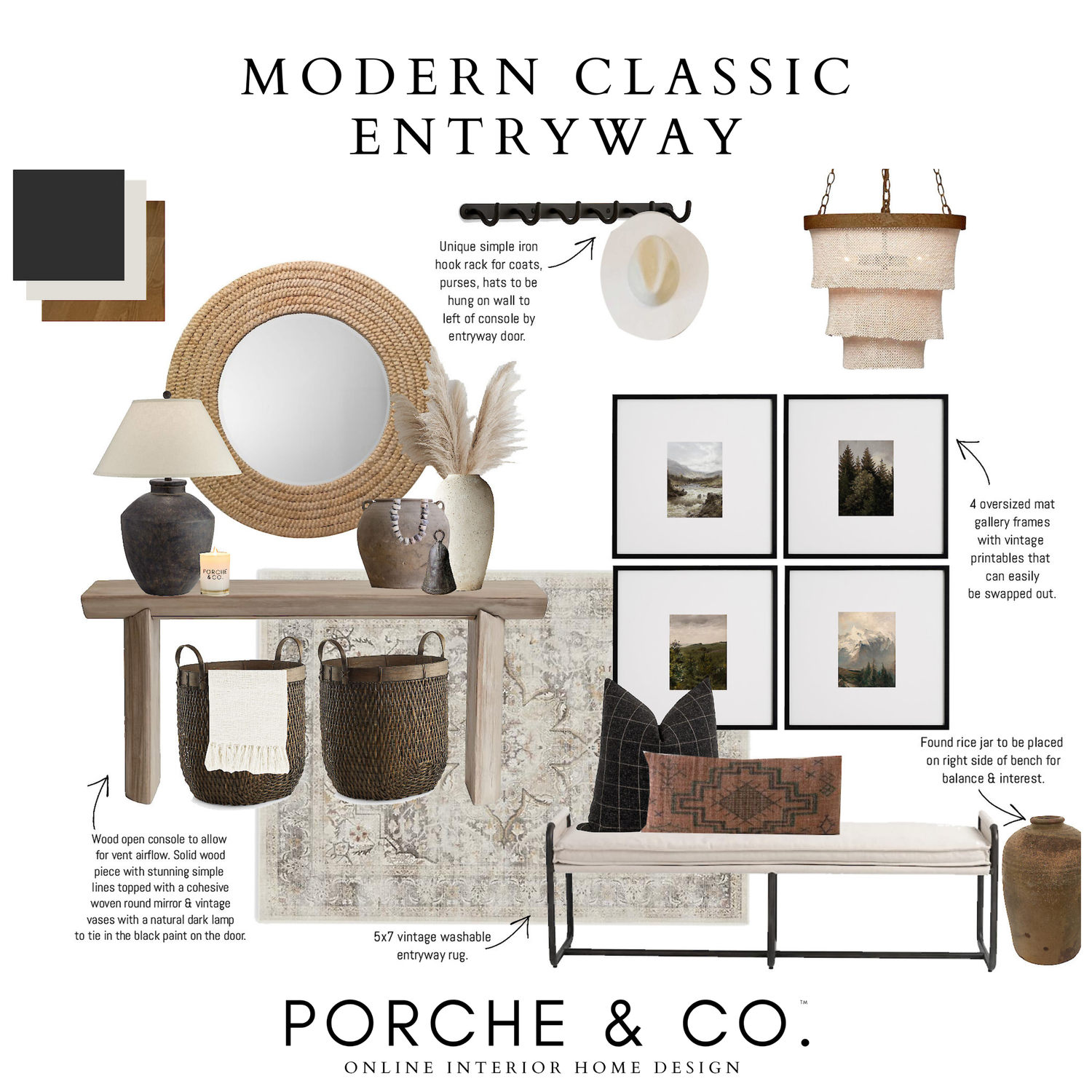Designs of the Week :: Modern Classic Entryway Designs — Porche & Co.