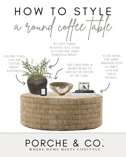 How to Style a Coffee Table from Porche & Co. Virtual Interior Designers — Porche & Co.