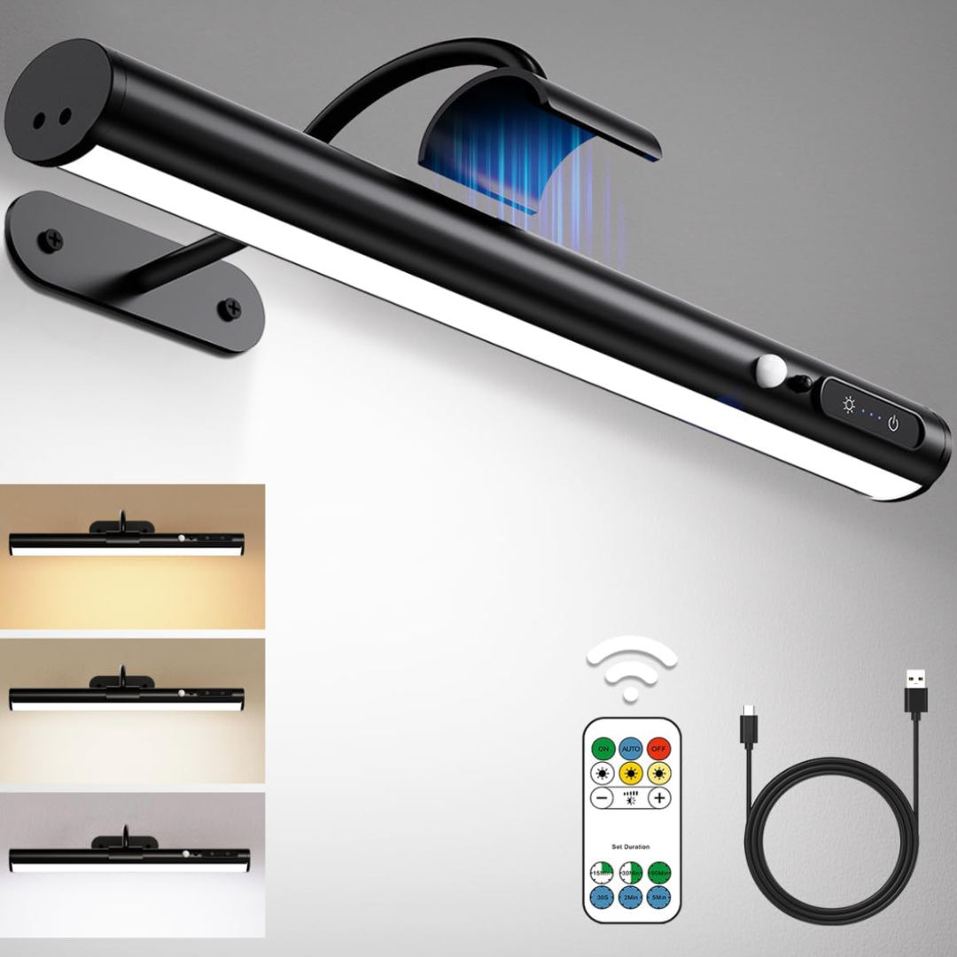 rechargeable wall art work light