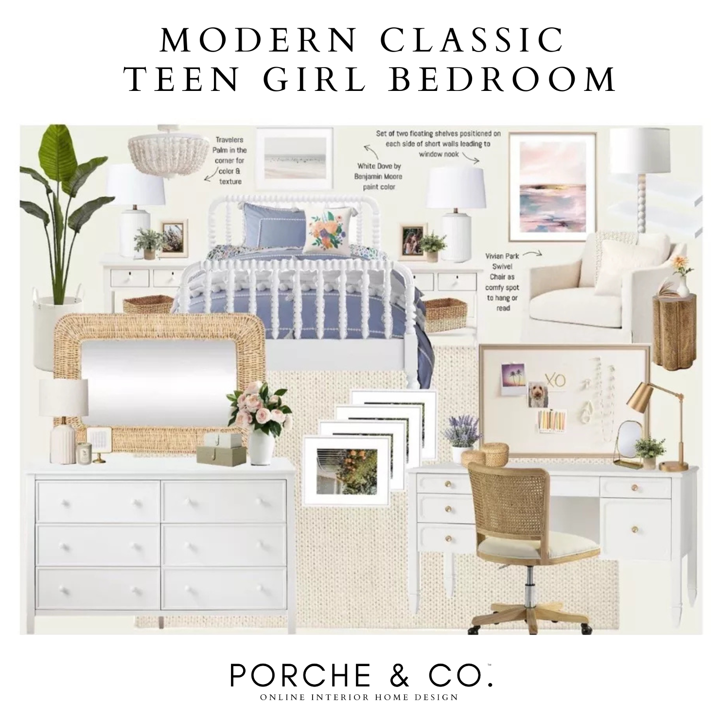 Designs of the Week :: Teen Girl Bedrooms — Porche & Co.
