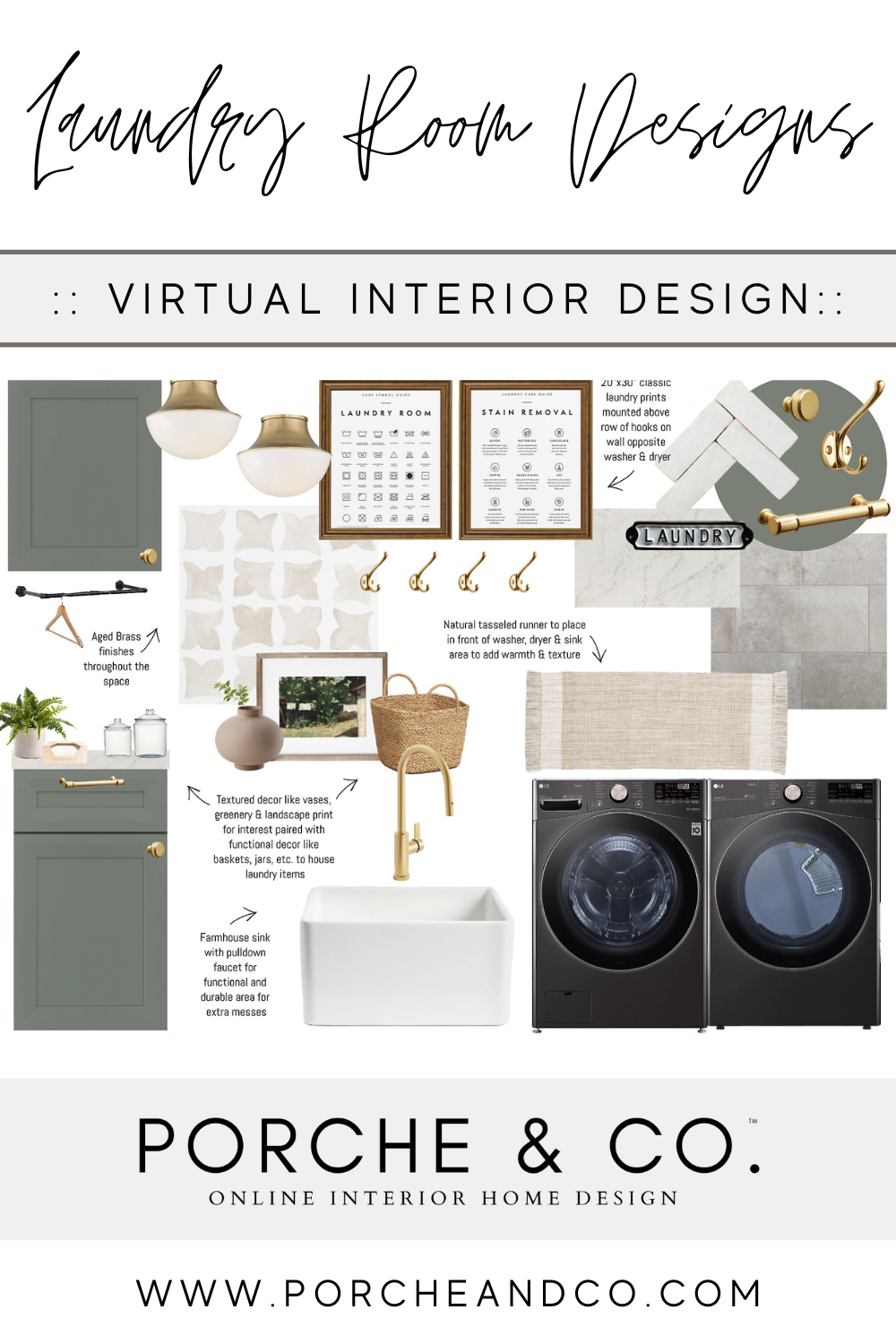Designs of the Week :: Modern Classic Laundry Rooms — Porche & Co.