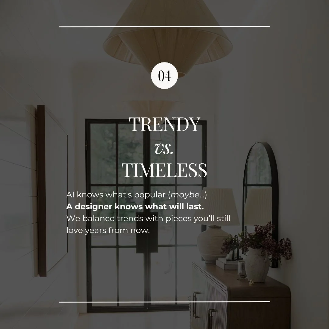 reason number four to not use chat gpt for design - trendy vs. timeless