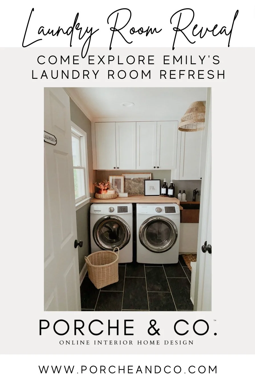 Emily's Transitional Laundry Room refresh in her home! — Porche & Co.