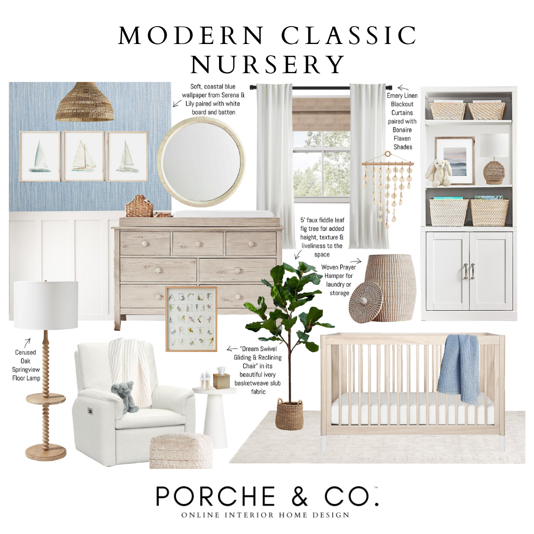 Designs of the Week :: Modern Classic Nursery Designs — Porche & Co.