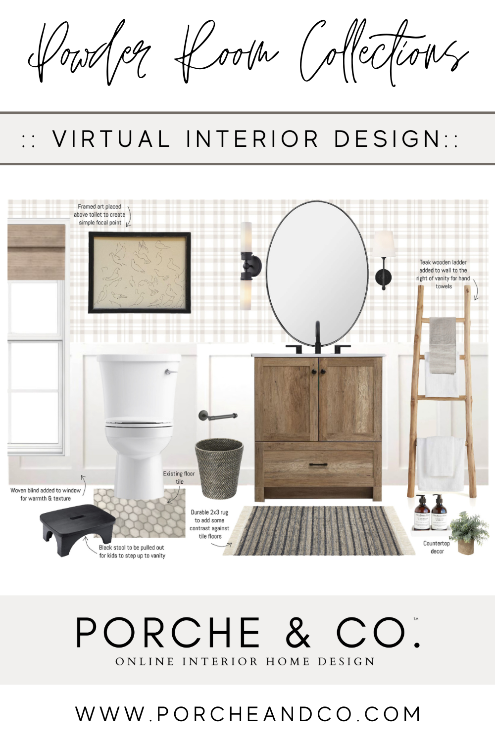 Designs of the Week Modern Classic Powder Bathroom Designs — Porche