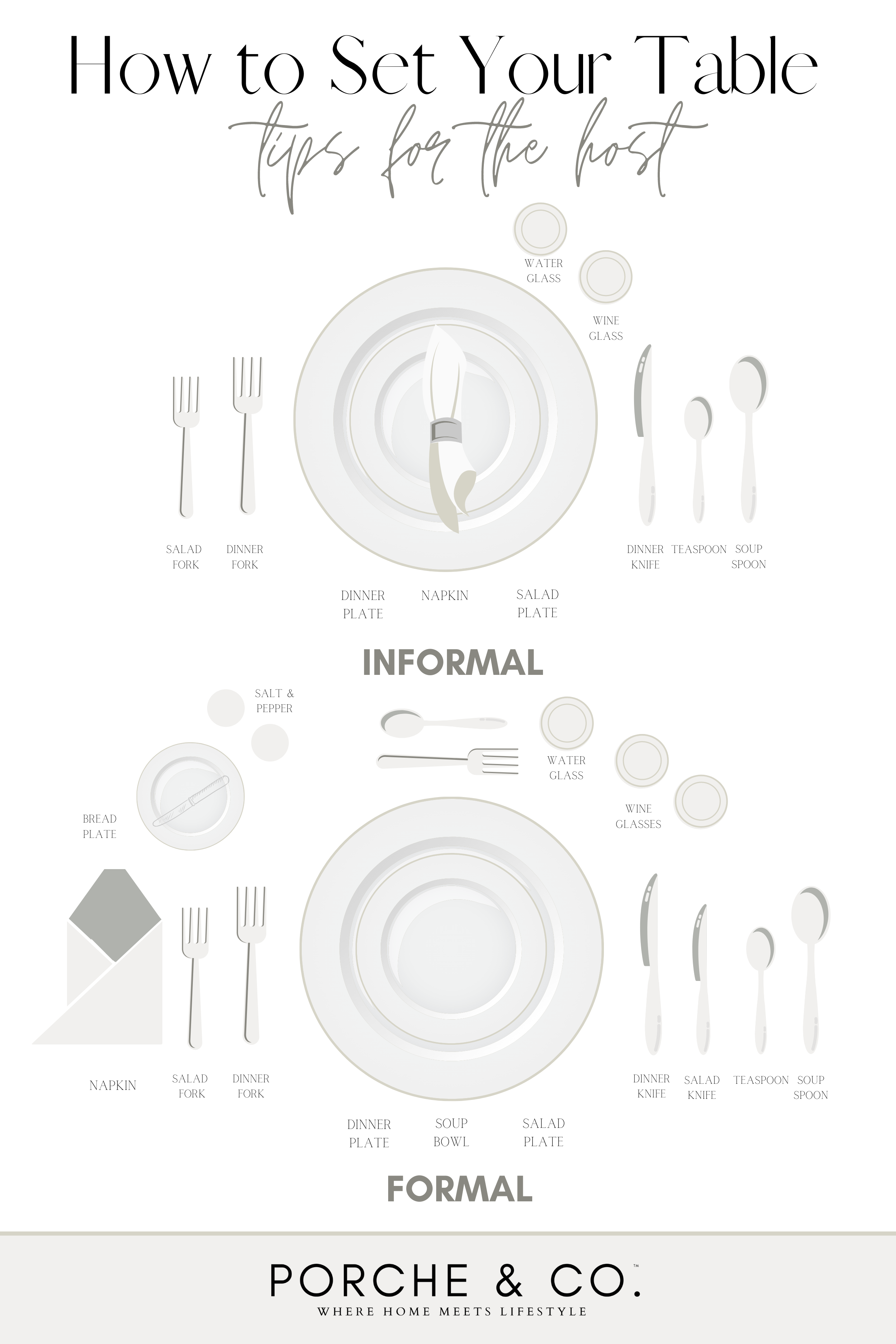 Porche Tips & Tricks :: How to Set Your Table for the Holidays — Porche ...