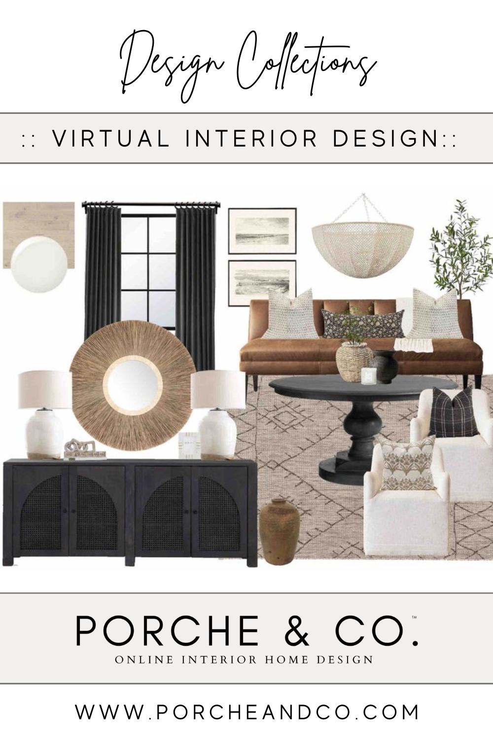Cover photo of a dining room mood vision board