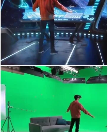 Outer Space Behind the Scenes Shot