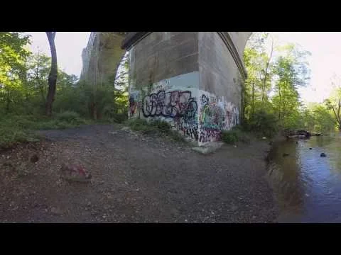The Paulins Kill River and Viaduct