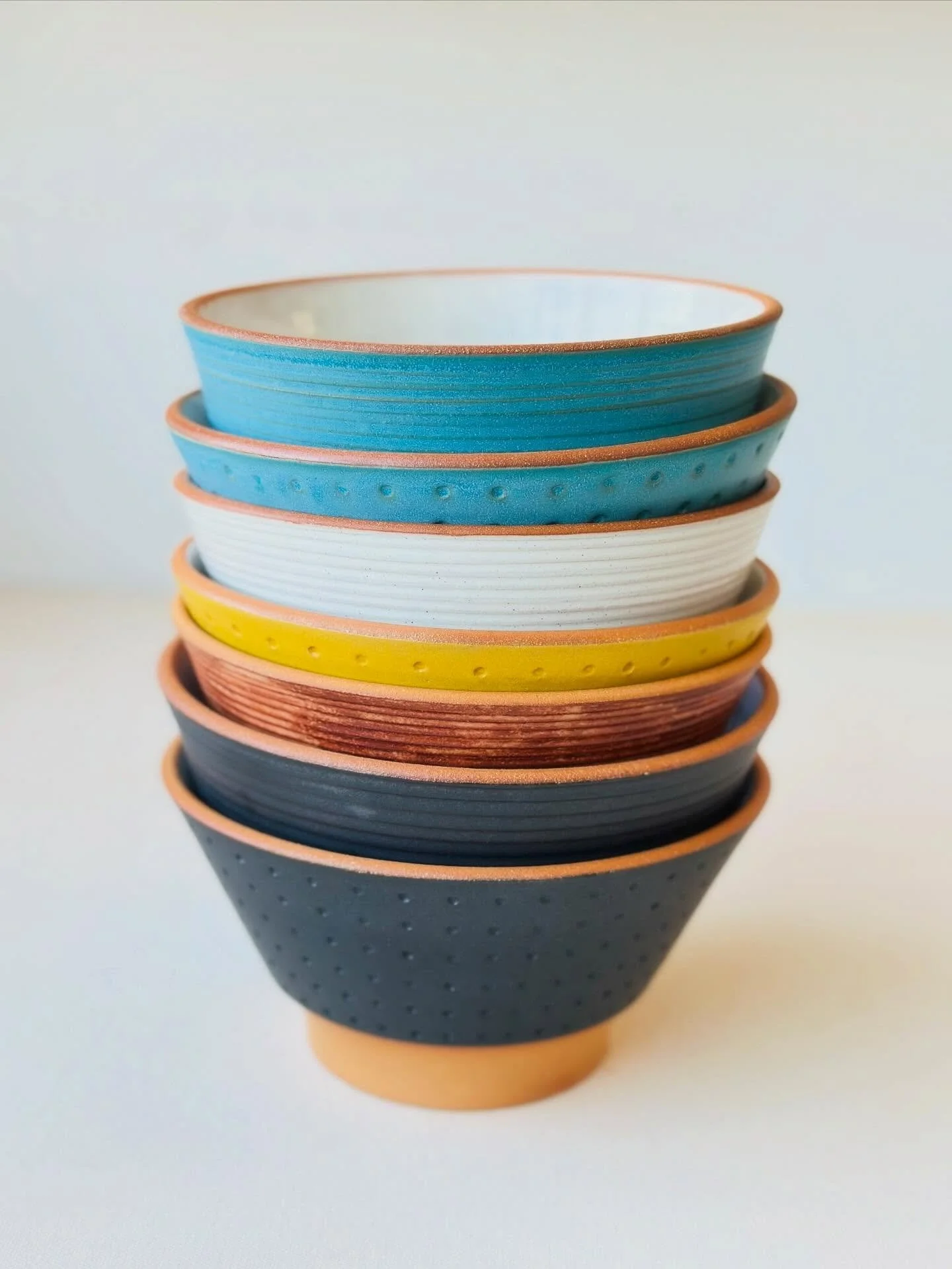 Because it&rsquo;s always ramen weather in San Francisco!  6.5&rdquo;x3.5&rdquo;
These bowls will be at the open studio this weekend!
#handmadebowls #sanfranciscoceramics #bayareaceramics