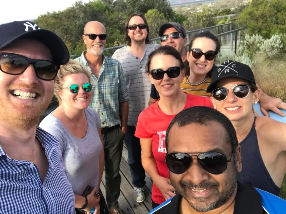 The team that exercises together, stays together!