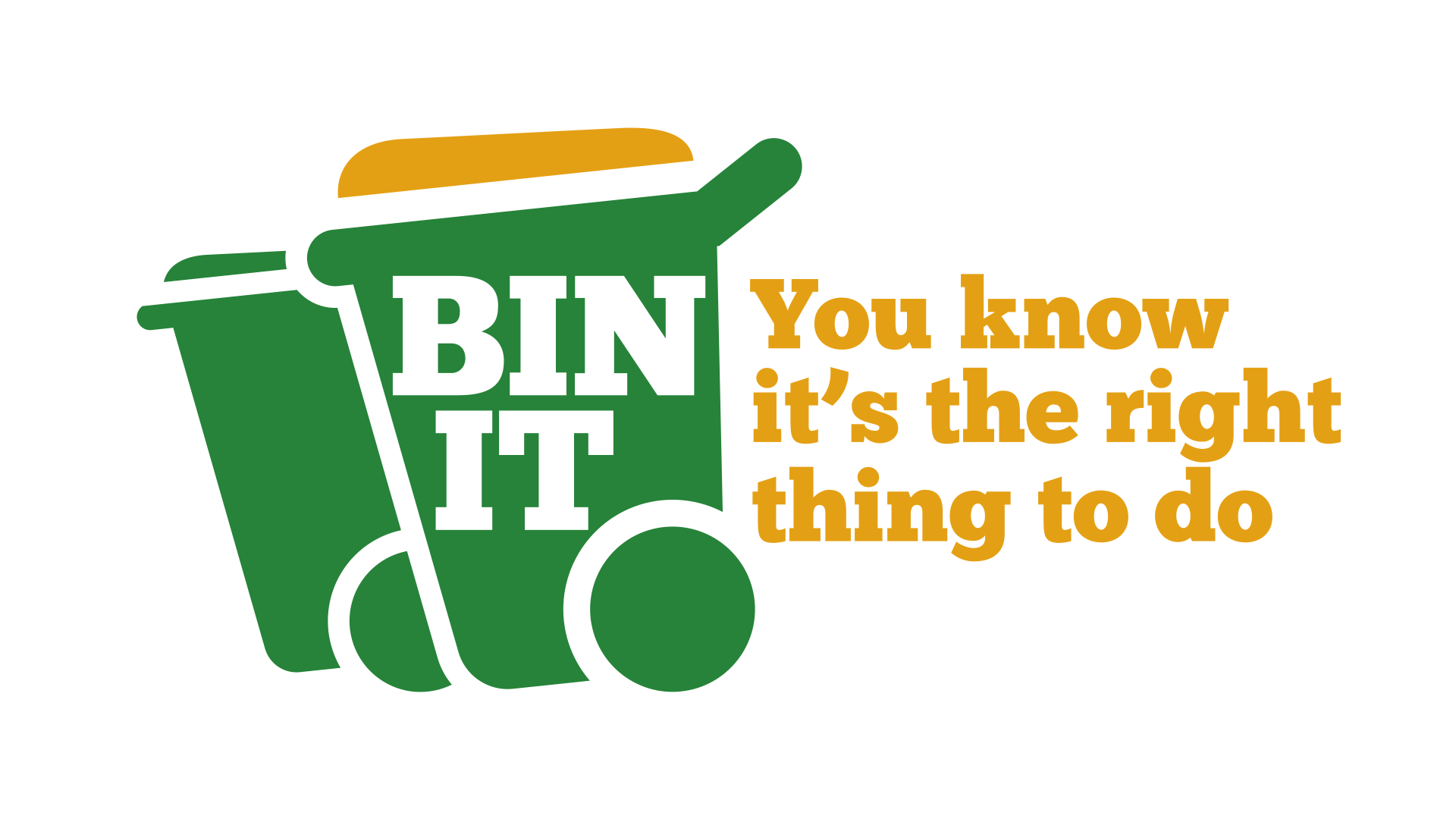 We developed the ‘Bin It – You know it’s the right thing to do’ brand and messaging. The campaign leveraged the key insight that people really do know that littering isn’t the right thing to do, so we flipped this into a more positive reinforcement.