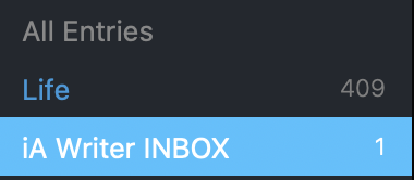 Day One inbox count.png