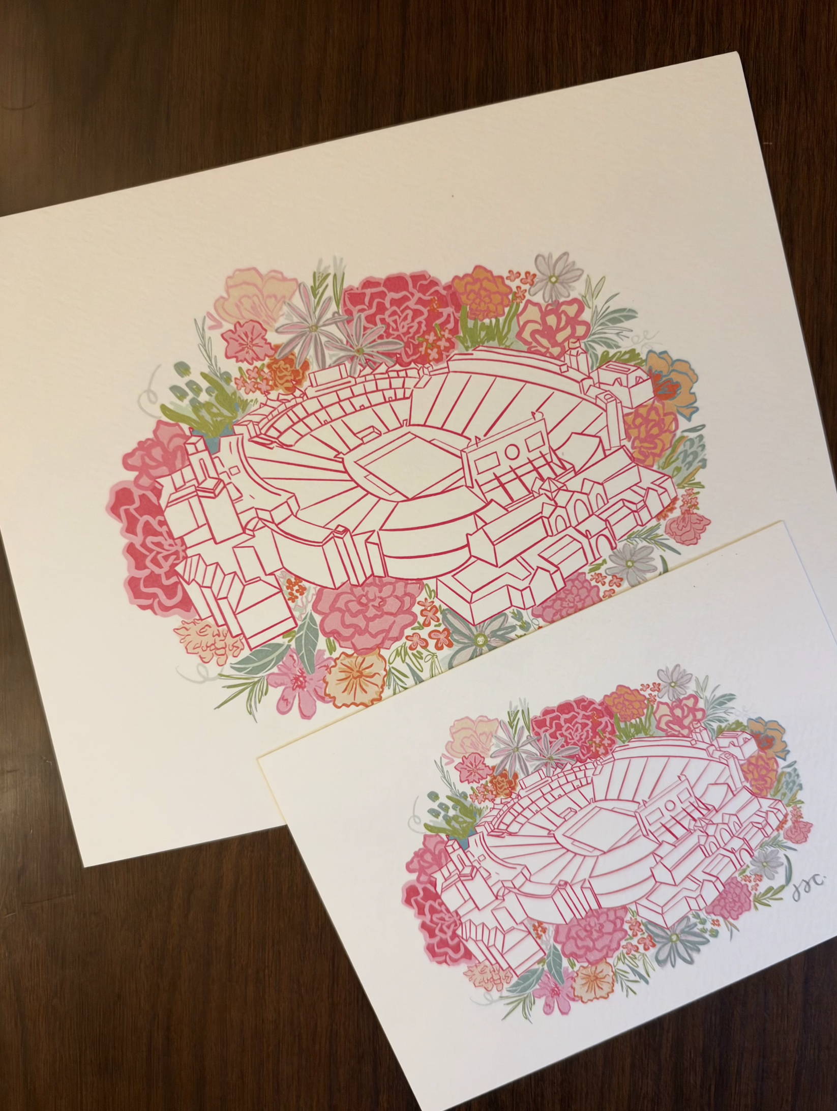 floral state prints