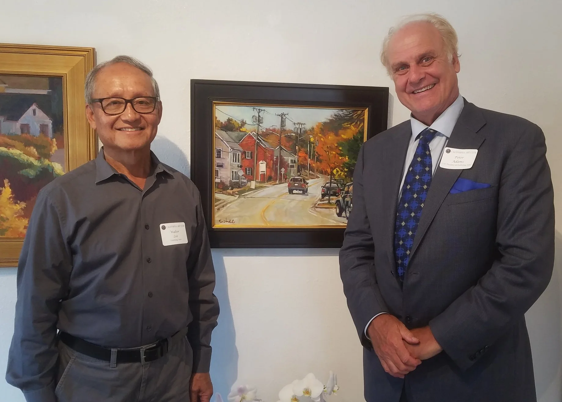 Walter and Peter Adams, President of CAC.
