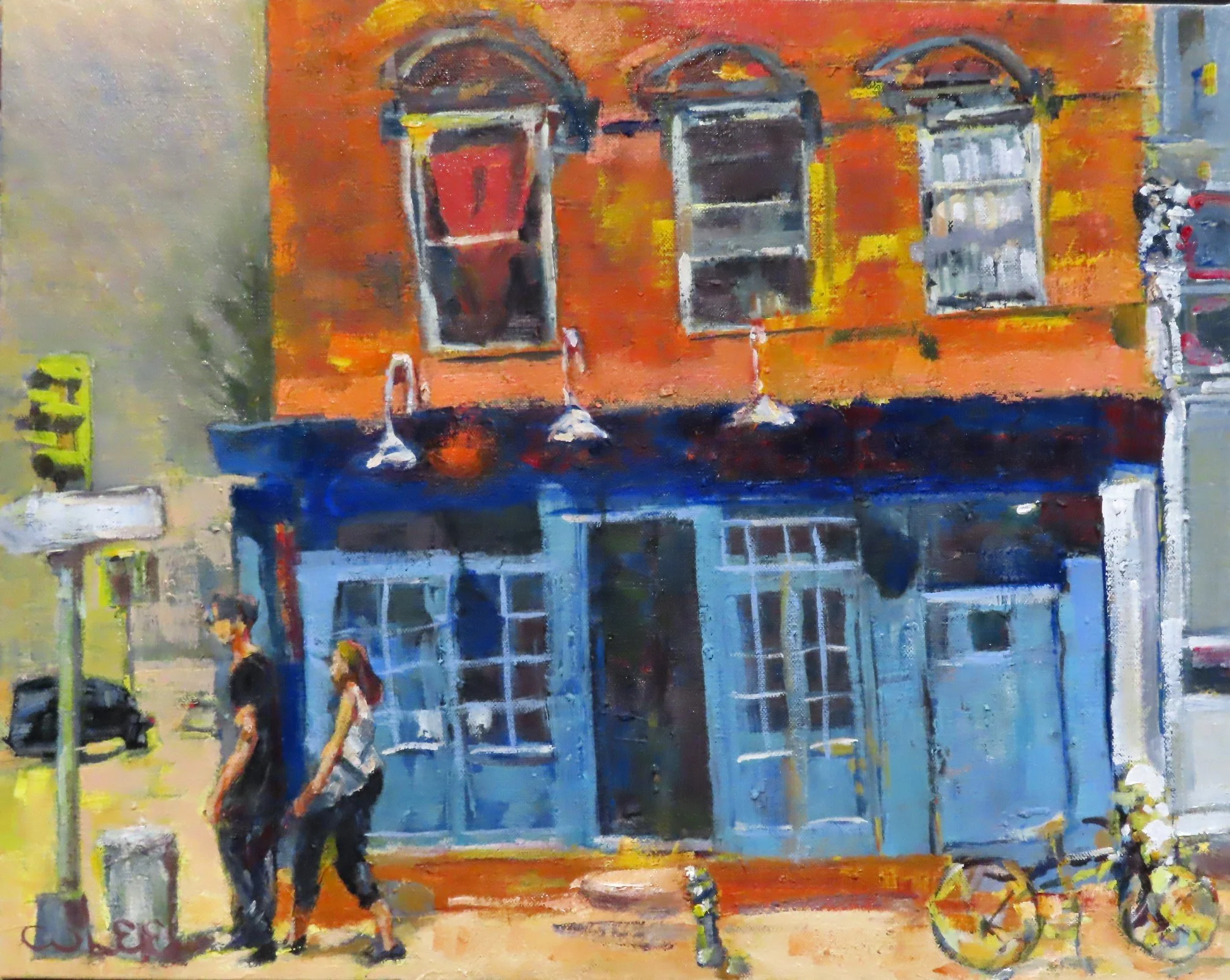 Old Brooklyn Façade 16x20 Oil