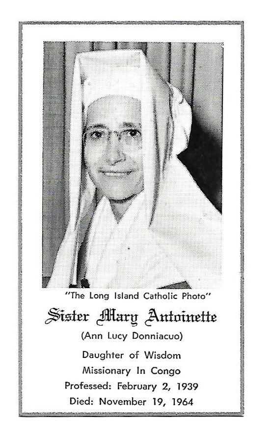 Sister Mary Antoinette (Anne Donniacuo)
