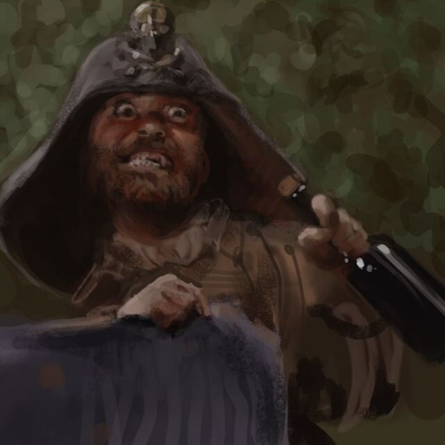 Good one of Wally!  A digital sketch from #timebandits #jasrdunn #conceptart