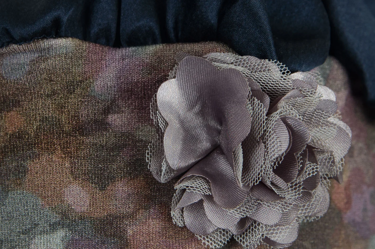 camo sleep cap done in watercolor for women