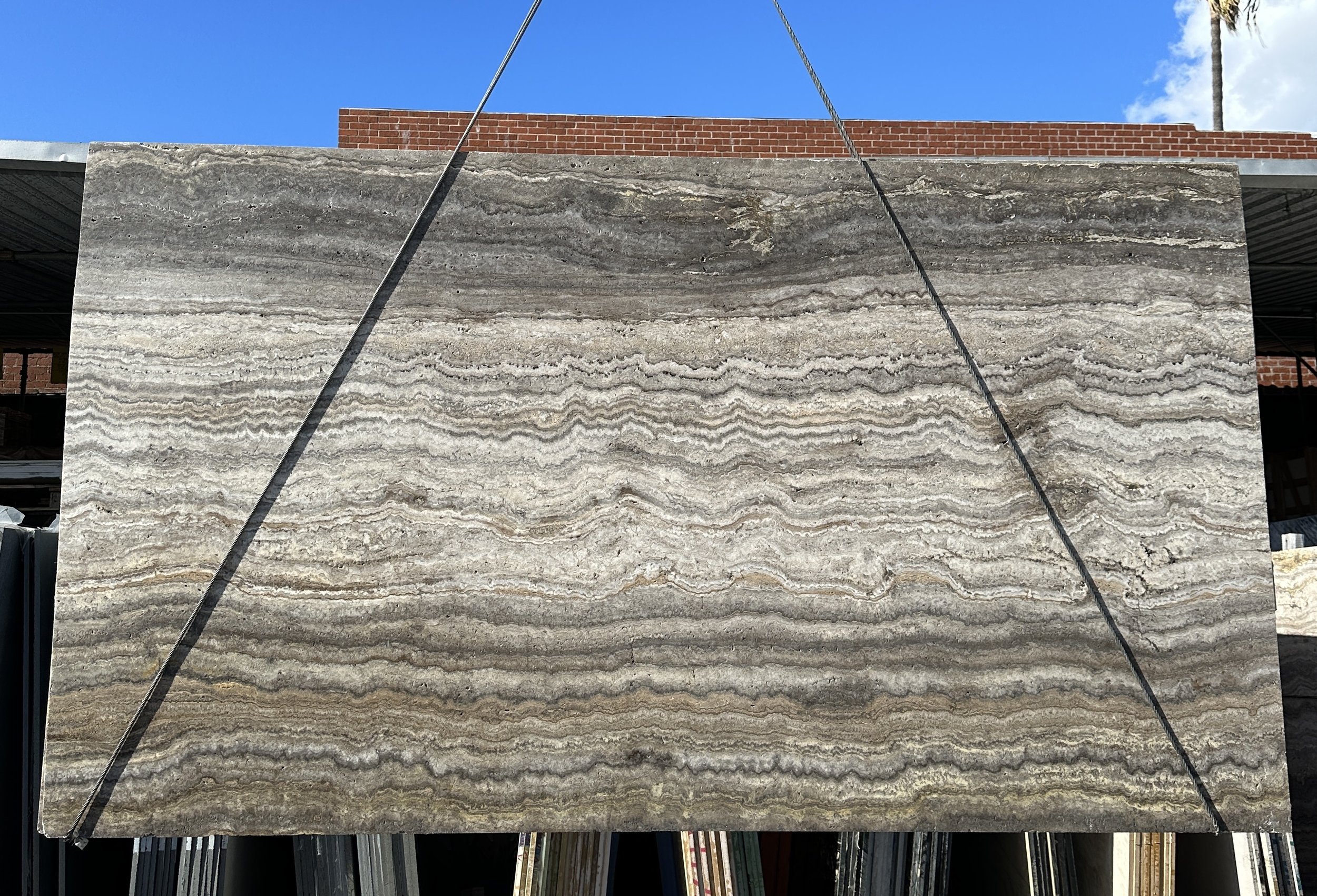 Silver Travertine travertine tile and slab photo