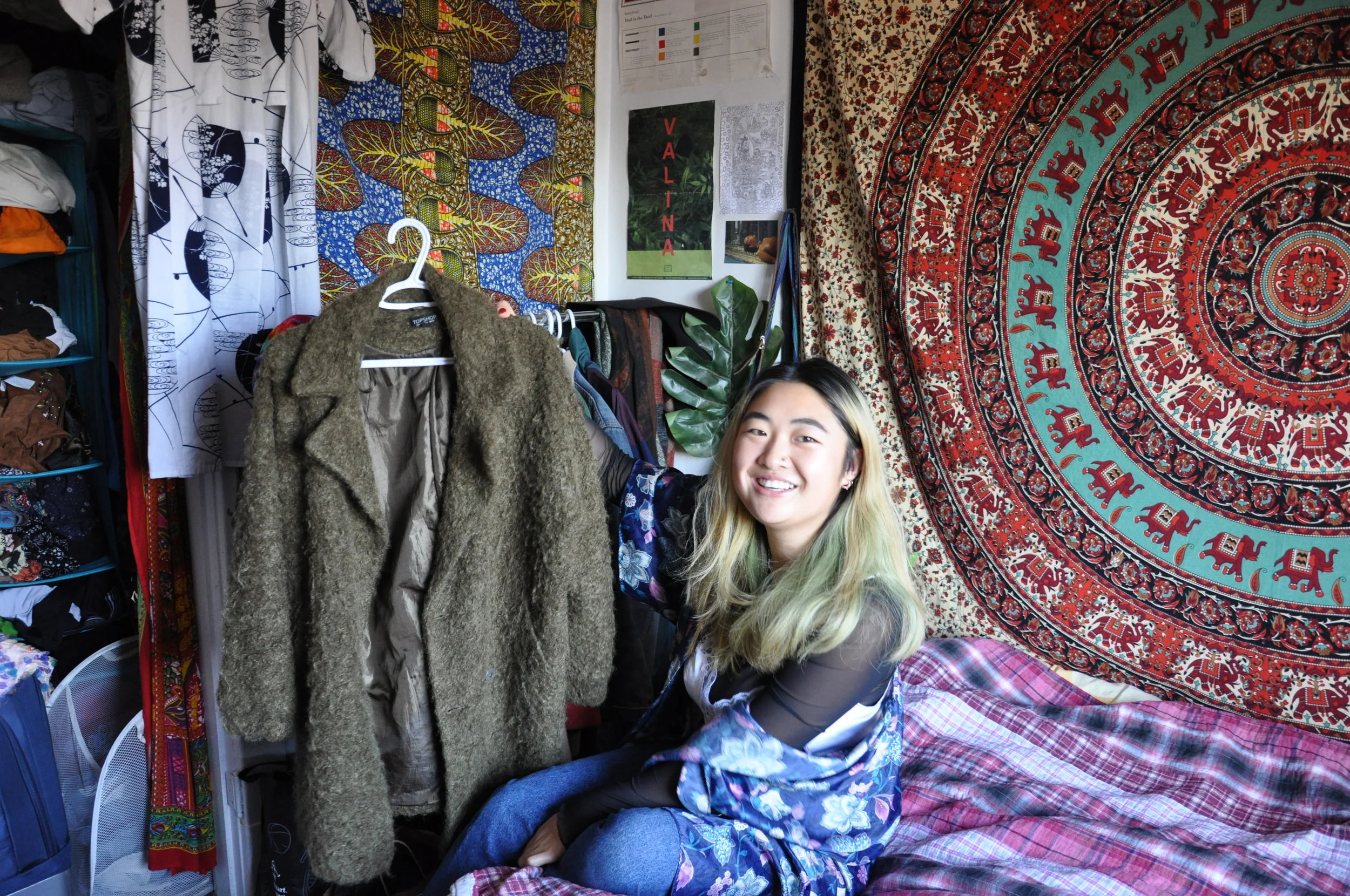 I also found this trendy, dressy coat secondhand as well!