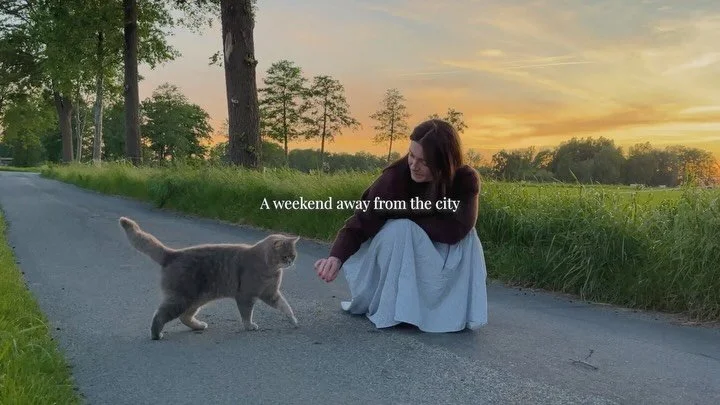 Last weekend we escaped the city for a day and spent some time surrounded by nature. 🌿

We slowed down in my dad&rsquo;s garden, visited his little cabin in the countryside, met a few friendly locals, enjoyed a bonfire, and simply took the time to d